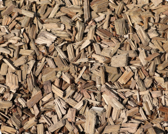 Biomasa astillas de madera